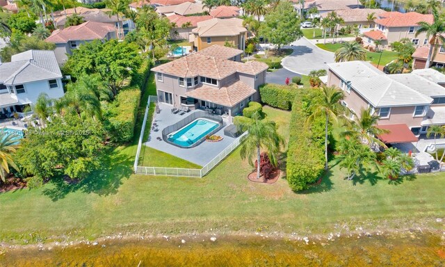 5081 NW 120th Ave, Coral Springs, FL 33076 - aerial perspective of suburban area with a pool