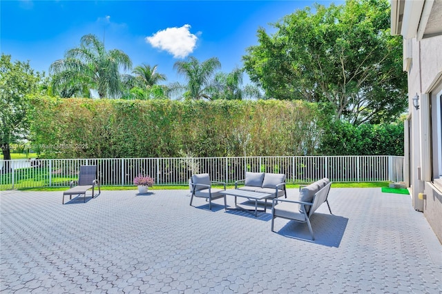 5081 NW 120th Ave, Coral Springs, FL 33076 - view of patio / terrace with an outdoor living space