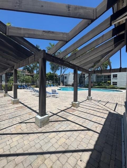 4724 NW 97th Ct Unit 87, Doral, FL 33178 - view of patio / terrace featuring a community pool