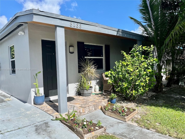 3135 SW 64th Ave, Miami, FL 33155 - entrance to property featuring stucco siding
