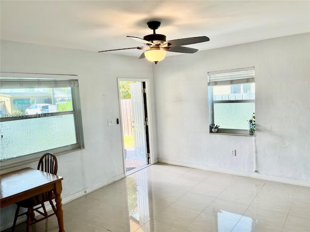 3135 SW 64th Ave, Miami, FL 33155 - unfurnished room featuring baseboards and ceiling fan