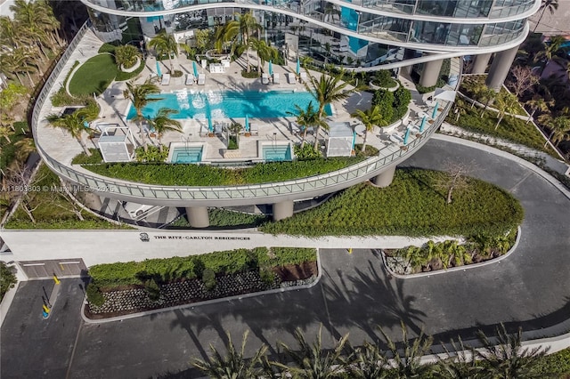 15701 Collins Ave Unit 3201, Sunny Isles Beach, FL 33160 - aerial view of a pool