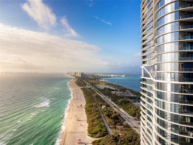 15701 Collins Ave Unit 3201, Sunny Isles Beach, FL 33160 - water view featuring nearby beach