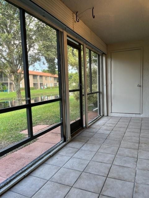 447 Lakeview Dr Unit 5, Weston, FL 33326 - view of unfurnished sunroom
