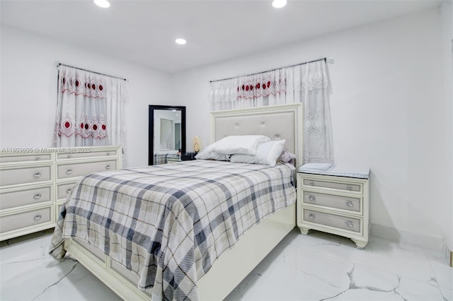 7917 Kismet St, Miramar, FL 33023 - bedroom featuring marble finish floors and recessed lighting