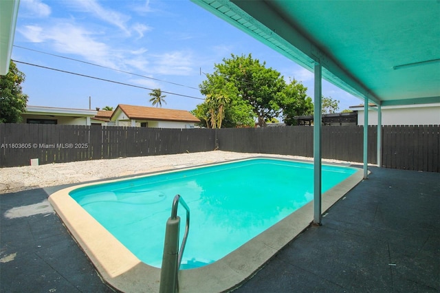 7917 Kismet St, Miramar, FL 33023 - view of pool with a fenced backyard and a patio