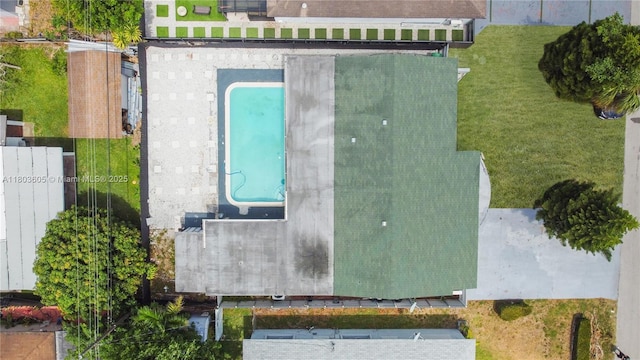 7917 Kismet St, Miramar, FL 33023 - bird's eye view of a pool
