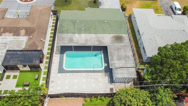 7917 Kismet St, Miramar, FL 33023 - bird's eye view of a pool area