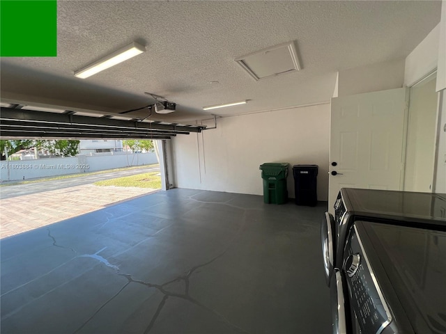 16247 SW 46th Ter, Miami, FL 33185 - garage with separate washer and dryer and a garage door opener