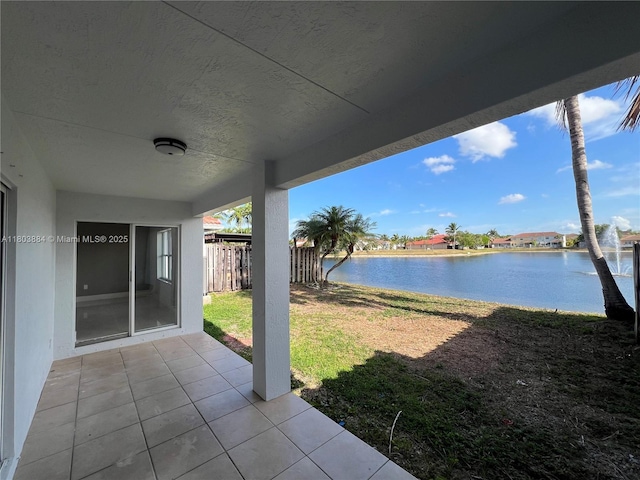 16247 SW 46th Ter, Miami, FL 33185 - view of patio / terrace featuring a water view