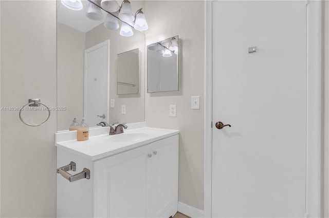 9813 SW 57th St, Cooper City, FL 33328 - bathroom featuring vanity and baseboards