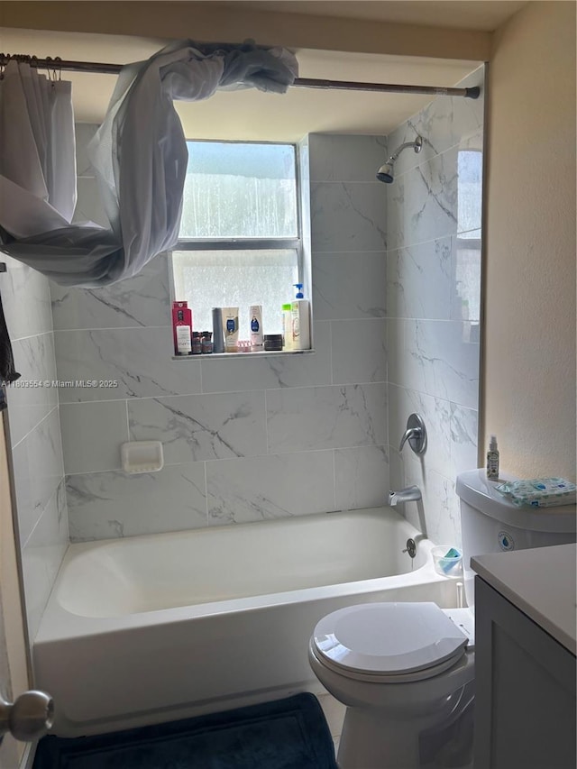 1820 N 81st Ave Unit 3310, North Lauderdale, FL 33068 - full bathroom with bathing tub / shower combination, toilet, and vanity