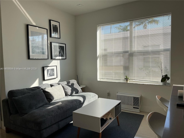 1618 Michigan Ave Unit 26, Miami Beach, FL 33139 - living area featuring an AC wall unit