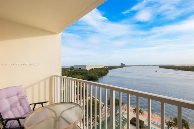 300 Bayview Dr Unit 812, Sunny Isles Beach, FL 33160 - balcony with a water view