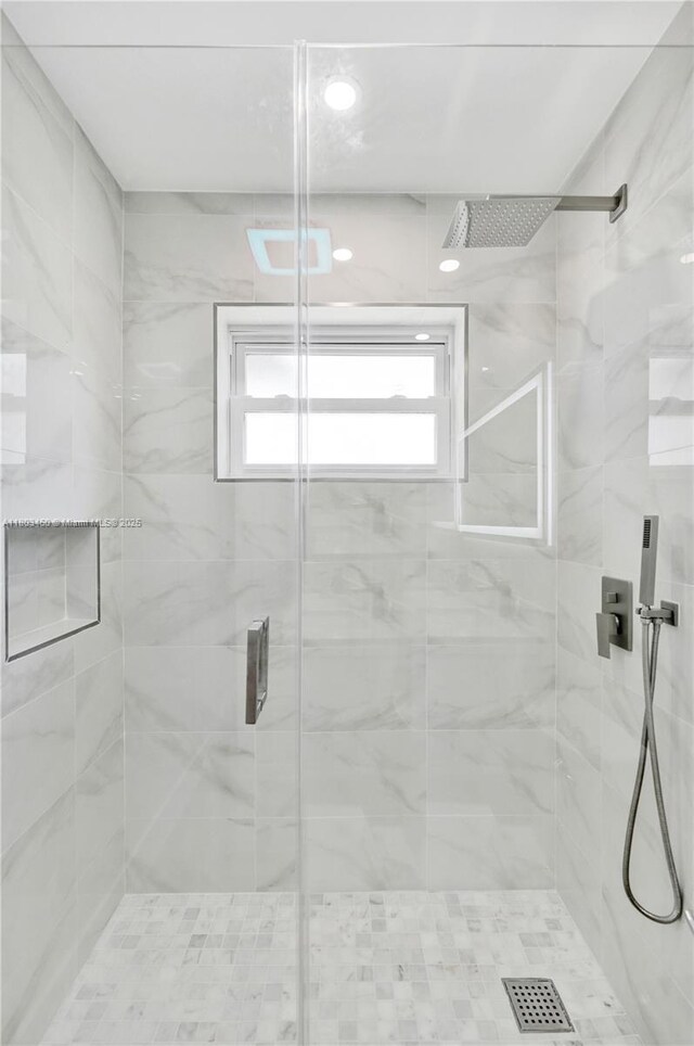 2021 N 53rd Ave, Hollywood, FL 33021 - full bathroom with a marble finish shower