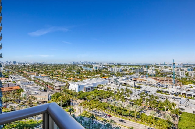 9705 Collins Ave Unit 1805N, Bal Harbour, FL 33154 - balcony featuring a city view