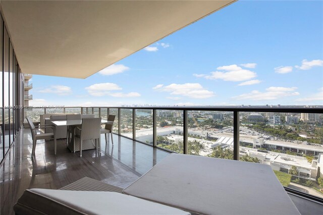 9705 Collins Ave Unit 1805N, Bal Harbour, FL 33154 - view of balcony