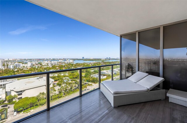 9705 Collins Ave Unit 1805N, Bal Harbour, FL 33154 - balcony featuring a city view
