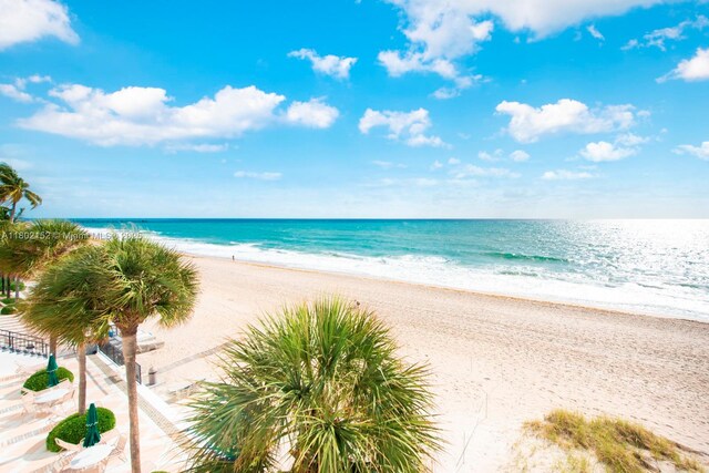 4280 Galt Ocean Dr Unit 23A, Fort Lauderdale, FL 33308 - water view featuring local beach