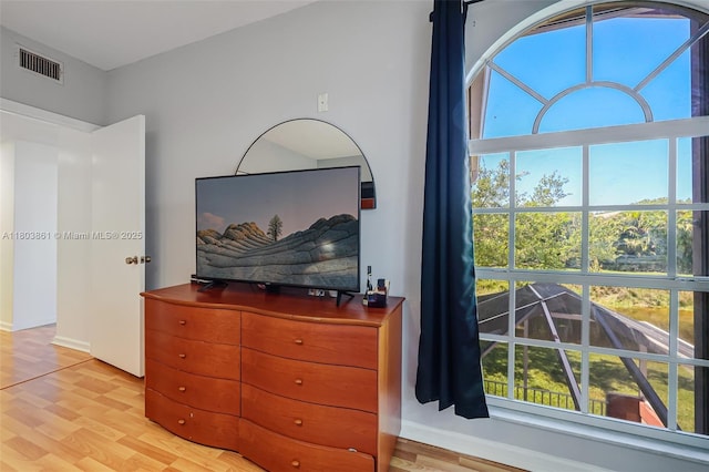 11832 Royal Palm Blvd, Coral Springs, FL 33065 - bedroom with light wood-style floors, multiple windows, and baseboards