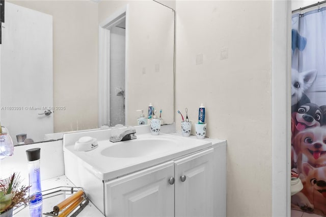 1215 SW 32nd Ave Unit 108A, Miami, FL 33135 - bathroom featuring vanity and a shower with shower curtain