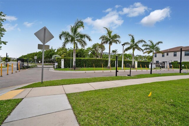 21408 NE 2nd Path, Miami, FL 33179 - view of home's community featuring a gate