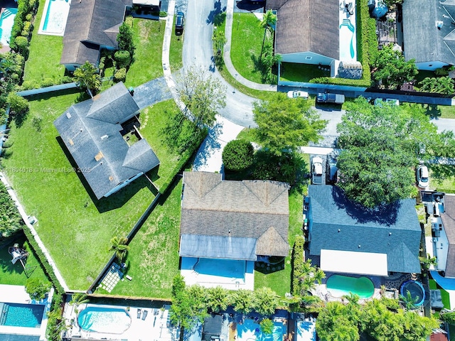10715 SW 139th Ct, Miami, FL 33186 - aerial perspective of suburban area featuring a pool