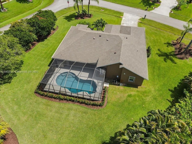 112 SW N Danville Cir, Port St Lucie, FL 34953 - aerial view of property and surrounding area with a pool area