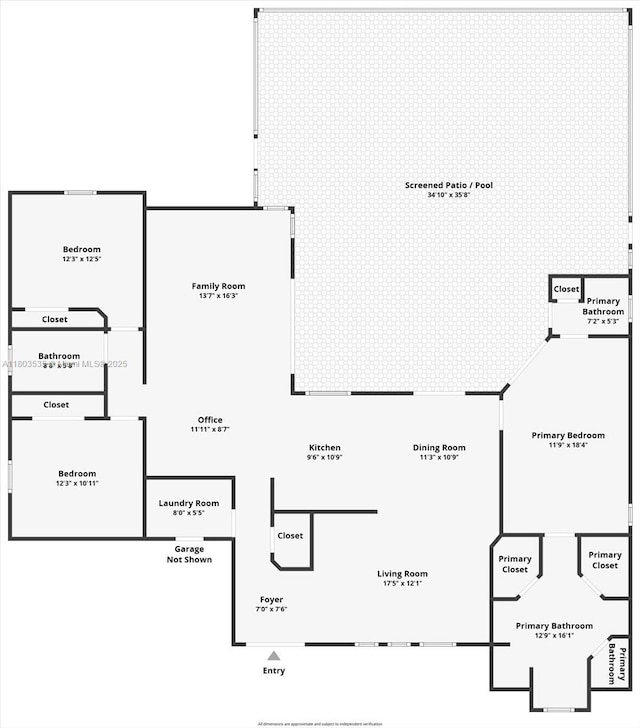 112 SW N Danville Cir, Port St Lucie, FL 34953 - floor plan / room layout