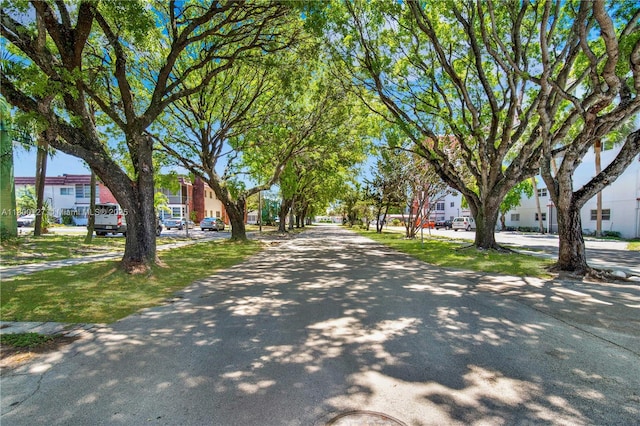 view of asphalt street