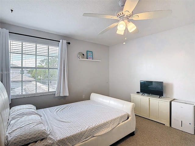 16435 SW 27th St, Miramar, FL 33027 - bedroom with light carpet and ceiling fan