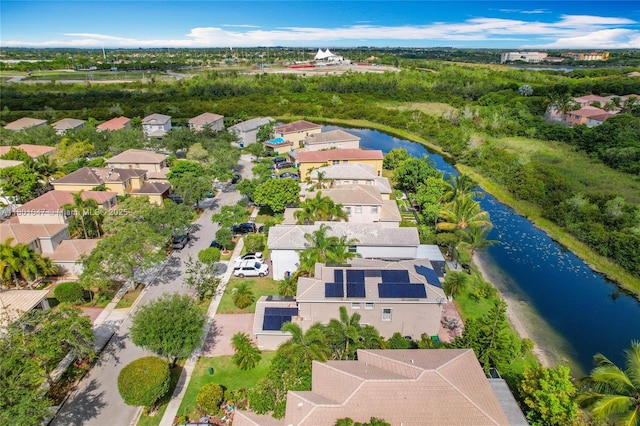 16435 SW 27th St, Miramar, FL 33027 - aerial view of residential area featuring a large body of water
