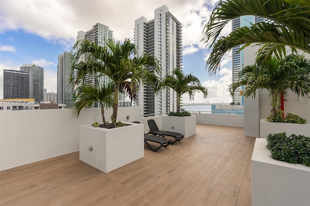 321 NE 26th St Unit 614, Miami, FL 33137 - patio / terrace featuring a city view
