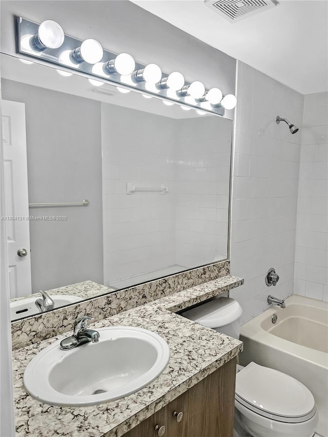 2240 E Preserve Way Unit 205, Miramar, FL 33025 - full bathroom with toilet, vanity, and bathing tub / shower combination