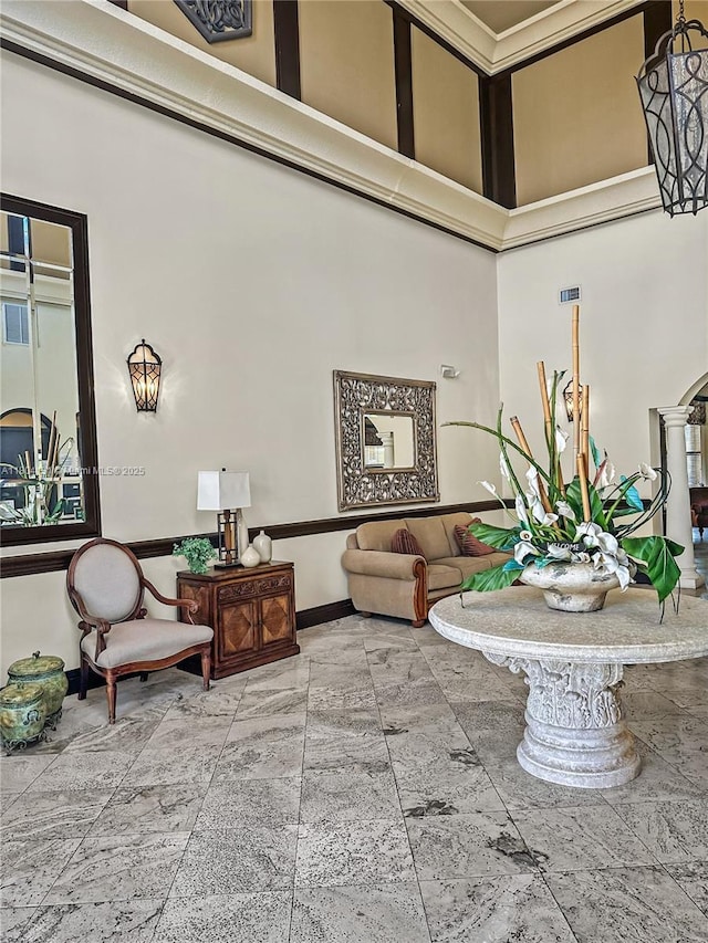 2240 E Preserve Way Unit 205, Miramar, FL 33025 - building lobby with a high ceiling