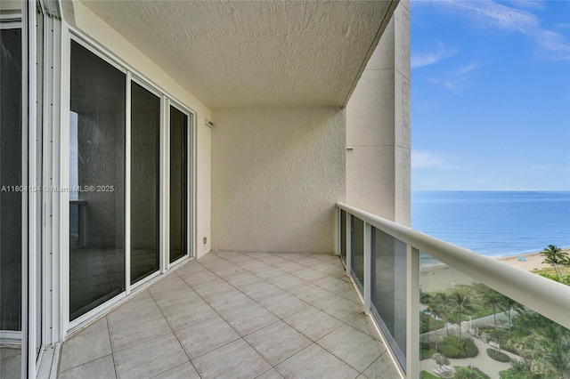 3200 N Ocean Blvd Unit 1206, Fort Lauderdale, FL 33308 - balcony featuring view of water and beach
