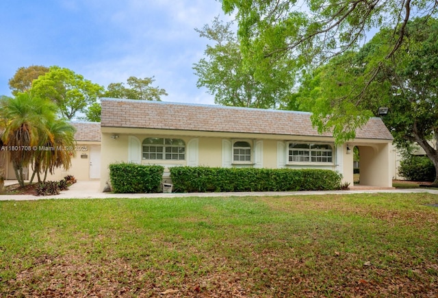 17252 SW 112th Pl Unit 21243, Miami, FL 33157 - ranch-style home with a front lawn, stucco siding, and a carport