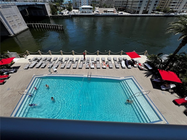 2600 E Hallandale Beach Blvd Unit T401, Hallandale Beach, FL 33009 - community pool with a water view