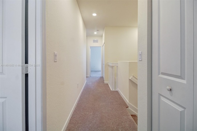 11094 W 33rd Way, Hialeah, FL 33018 - hallway with carpet, baseboards, and recessed lighting