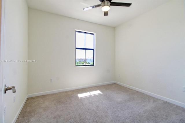 11094 W 33rd Way, Hialeah, FL 33018 - carpeted spare room featuring a ceiling fan and baseboards