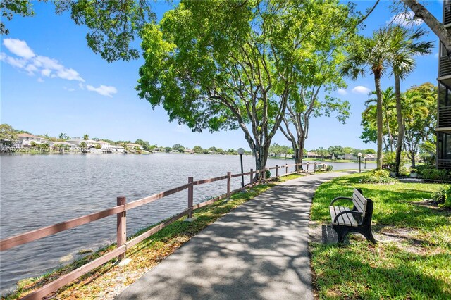 900 Colony Point Cir Unit 523, Pembroke Pines, FL 33026 - dock featuring a water view