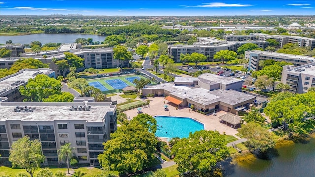 900 Colony Point Cir Unit 523, Pembroke Pines, FL 33026 - bird's eye view of a nearby body of water and a pool