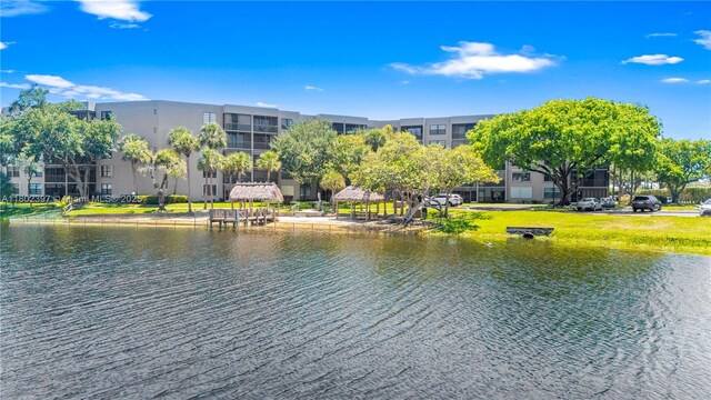 900 Colony Point Cir Unit 523, Pembroke Pines, FL 33026 - water view featuring a gazebo