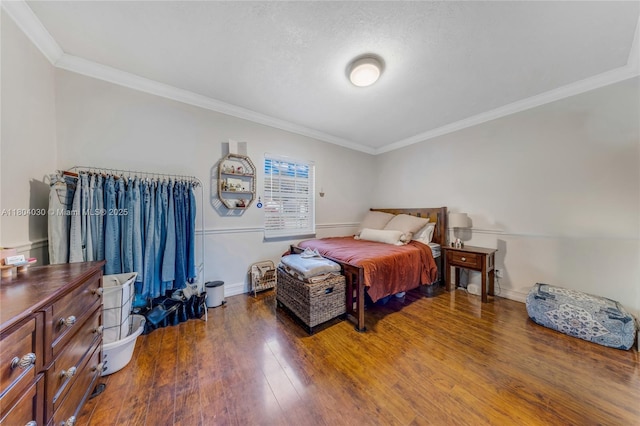 3610 SW 59th Ave, Miami, FL 33155 - bedroom with crown molding and wood finished floors