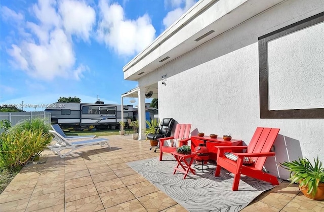 12202 SW 216th St, Miami, FL 33170 - view of patio / terrace with fence