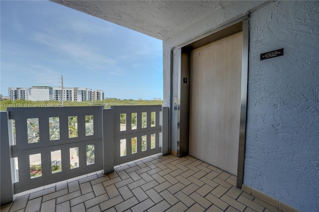 170 SE 5th Ave Unit 505, Dania Beach, FL 33004 - balcony with elevator