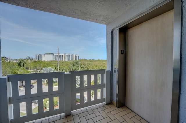 170 SE 5th Ave Unit 505, Dania Beach, FL 33004 - balcony with elevator