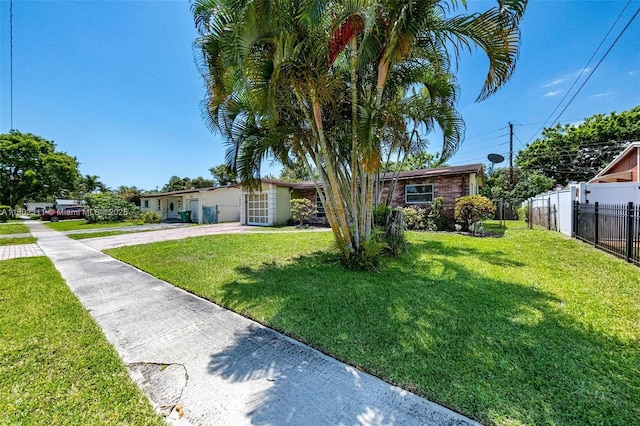 4240 NW 22nd St, Lauderhill, FL 33313 - view of single story home