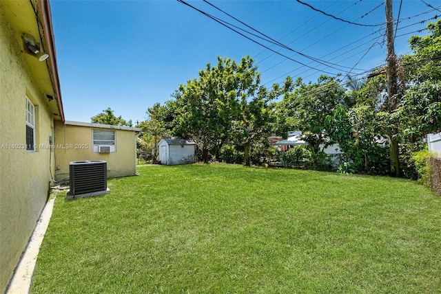 4240 NW 22nd St, Lauderhill, FL 33313 - view of yard with central air condition unit