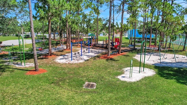 6077 Azalea Cir, West Palm Beach, FL 33415 - community play area featuring a lawn